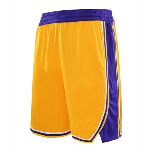blank lakers yellow basketball shorts for men & youth